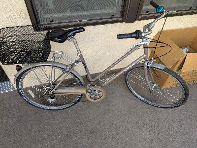 Bike with a basket 1
