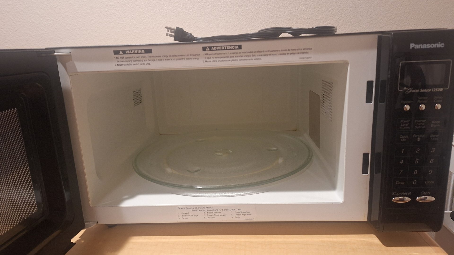 Big Microwave Oven (Panasonic Genius Sensor 1250W) 4