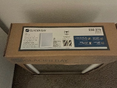 Glacier Bay Recessed or Surface-Mount Medicine Cabinet 3