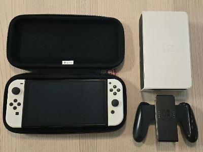 Nintendo Switch OLED With Case (All Cables Included)) 3
