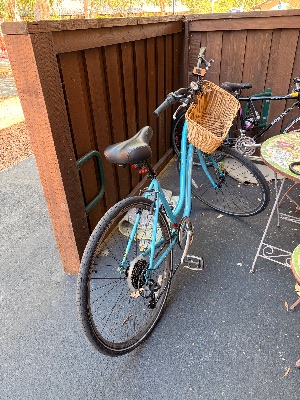 Turquoise bike in great condition 1