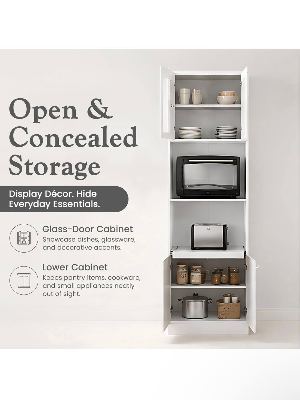 Microwave storage cabinet 3