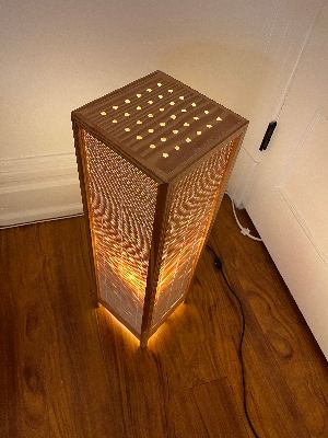 Vintage TAROGO wooden floor lamp 2