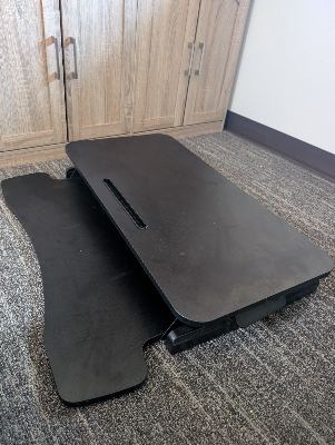 Standing desk table top converter 3