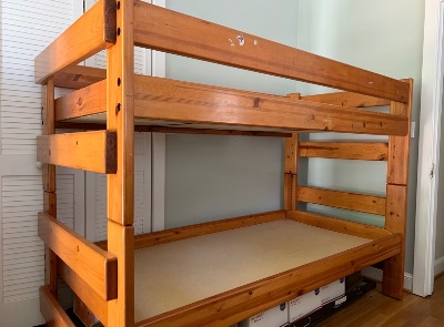 Solid wood bunk bed 1