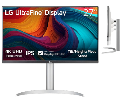 LG 27” 4K UHD IPS Monitor – Brand New 2