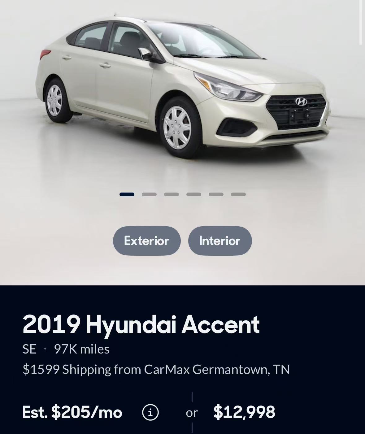 2019 Hyundai Accent SE – 75K Miles - Clean Title - Serviced Last Month 4