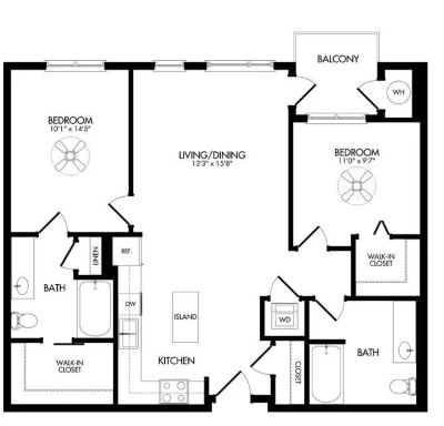 Master in luxury apartment 2B2B - Mtn View, Dec 2026 4