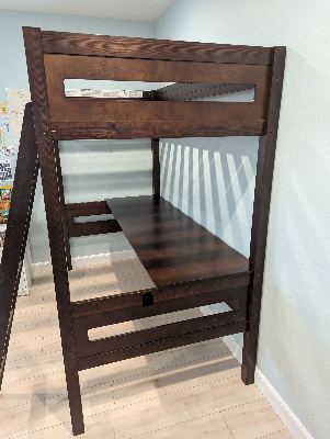 Loft bed with desk 2