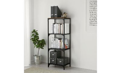 Ikea FJÄLLBÖ shelving: wood/metal 1