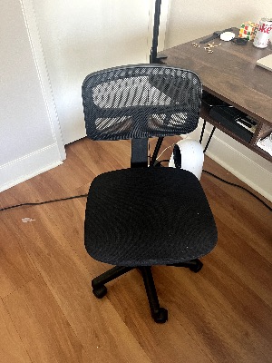 Black Desk Chair 1