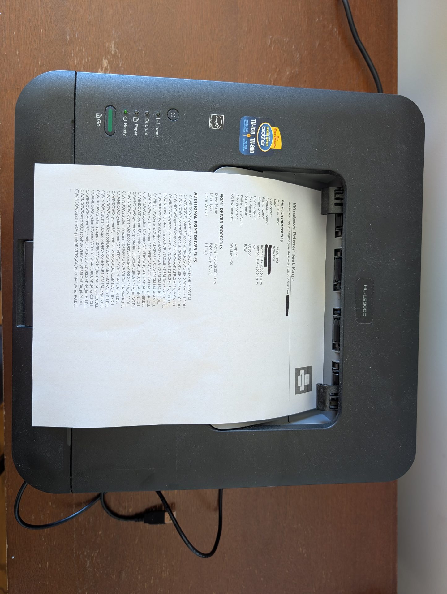 Brother HL-L2300D Compact Monochrome Laser Printer 2
