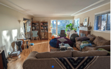 Room opening in bright, beautiful, creative community house with huge yard, pool, sauna (210 ft2, private bathroom) 3