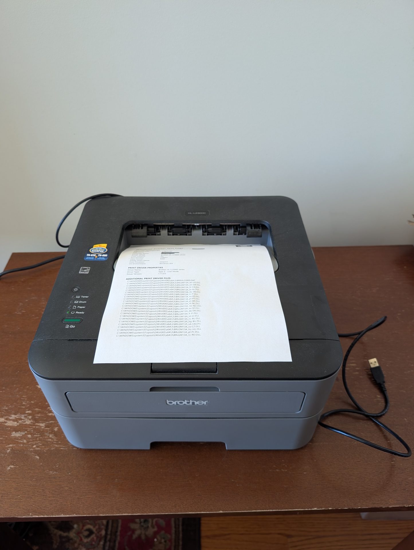 Brother HL-L2300D Compact Monochrome Laser Printer 1