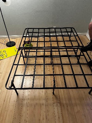 Foldable full size bed frame 1