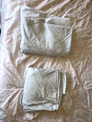 Cotton Full XL fitted bedsheet x2 2