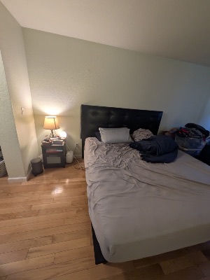 King size mattress and bed frame 1