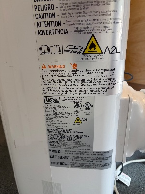 Black + Decker portable AC unit - 8000 BTU 4