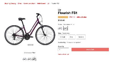 Used bike (with added $120 value of accessories) 1