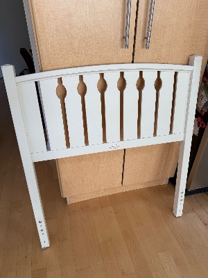 Twin headboard white 2