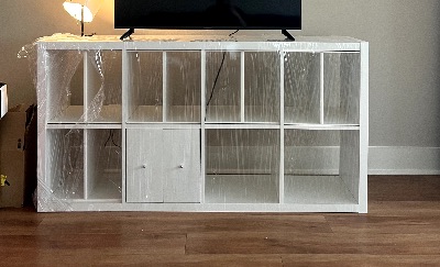 IKEA Kallax White Shelving/ TV Unit 1