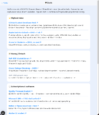 I made a website that converts everything about school into individual apps - open to comment 2