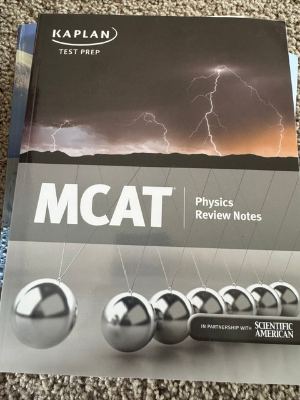 Kaplan MCAT Test Prep Notes 4 series: Biology, Physics, General Chemistry & Organic Chemistry 2