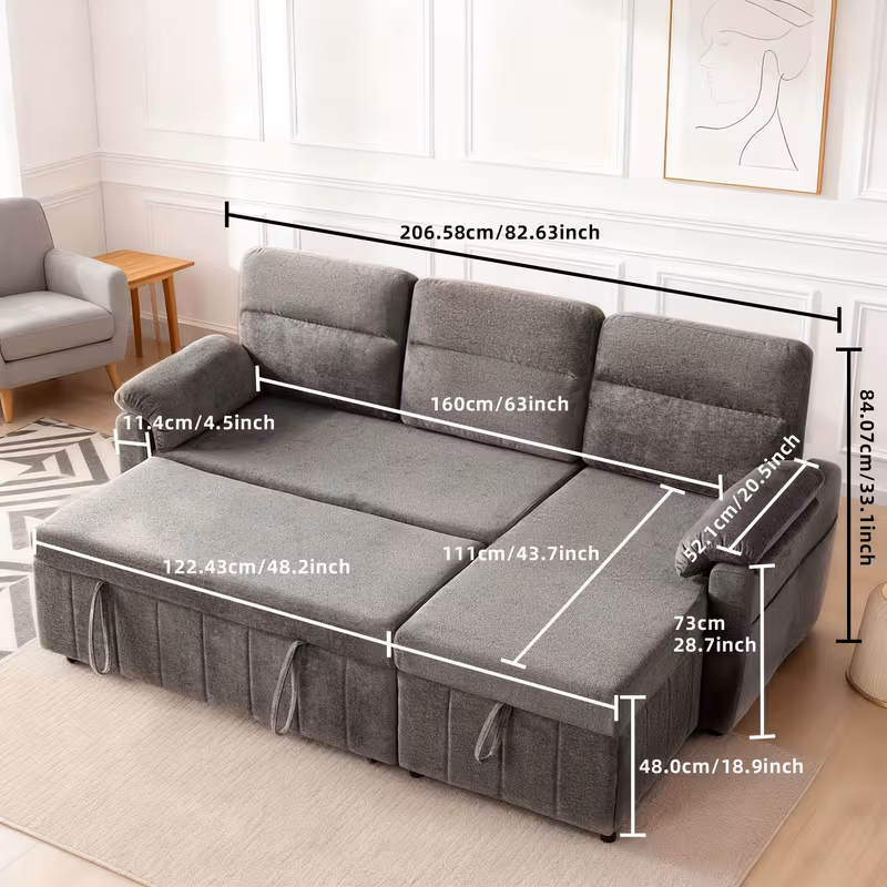 Convertible Sleeper Couch 1