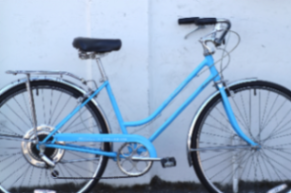 Schwinn Collegiate Vintage Steel Ladies Bike, 5-Speed blue - KGVE 1