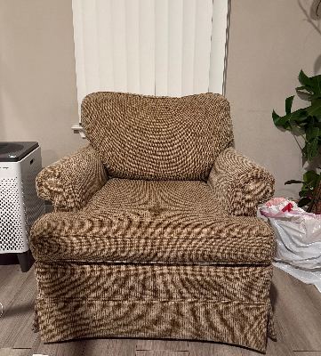 Free couch + cozy armchair! (take one, or both) 2
