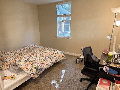 Spacious private bedroom with an attached bathroom available in a 2B/2B Stanford West apartment 3