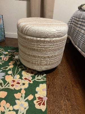 Circular Ottoman Storage 2