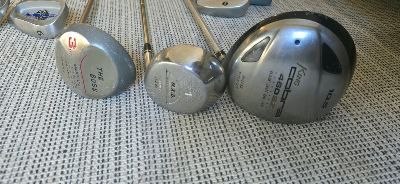 Golf Club Set (11 clubs) + Datrek Cart Bag + 23 Balls 3