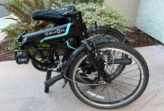 Dahon Vybe folding bike + accessories 2