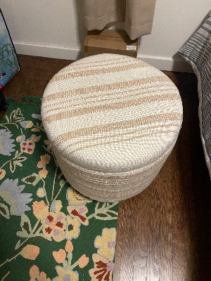 Circular Ottoman Storage 1