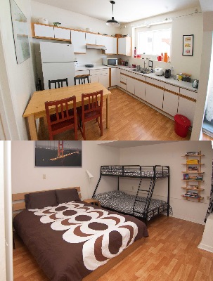 SF Fully furnished 1BR-1BA MAR 1st, 2026 (3 beds) 4