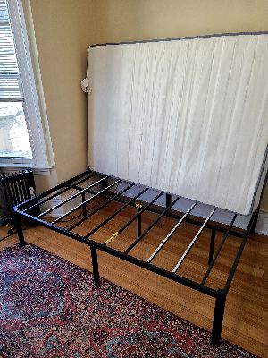 For sale: ZINUS Full size bed frame (very good condition) 1