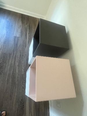 (2) IKEA EKET sets (pink and grey) 2