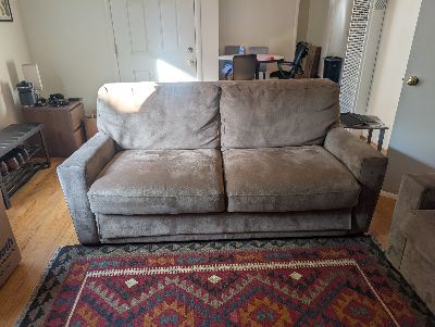 2 Quality Couches (1 couch converts to sleeper) 3