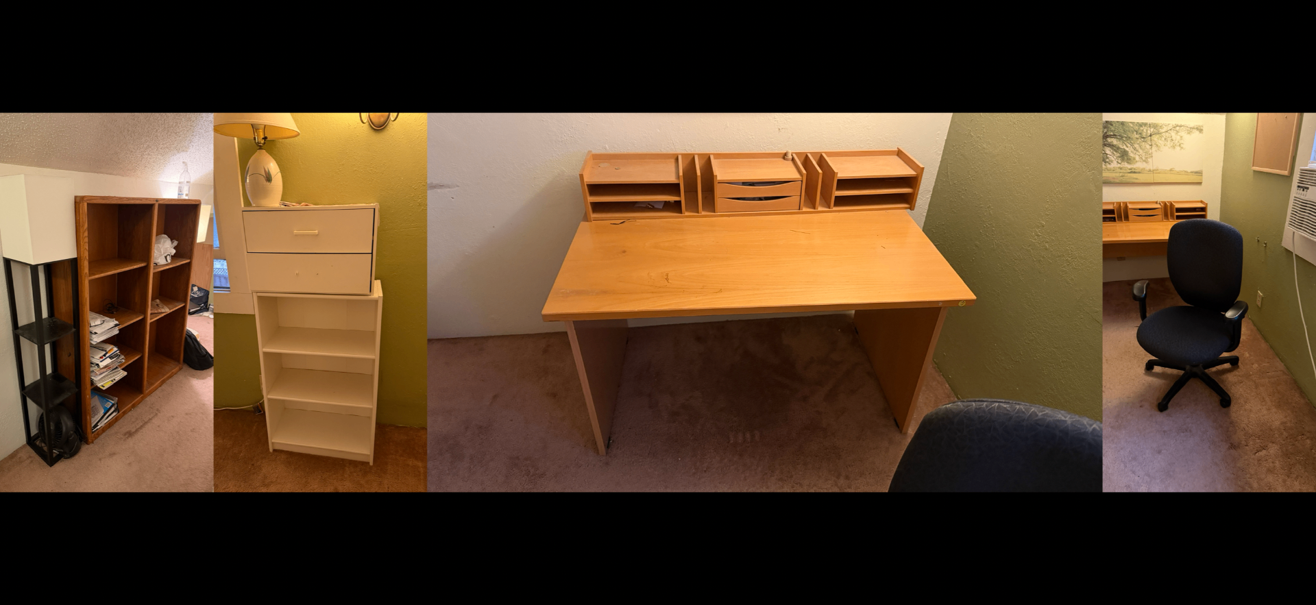Moving Sale: Desks, Dresser, Bookshelves, Bedding, and More 3