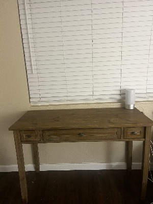 Computer table with large desk space 1