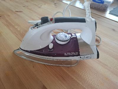 Steam iron with ironing board 1