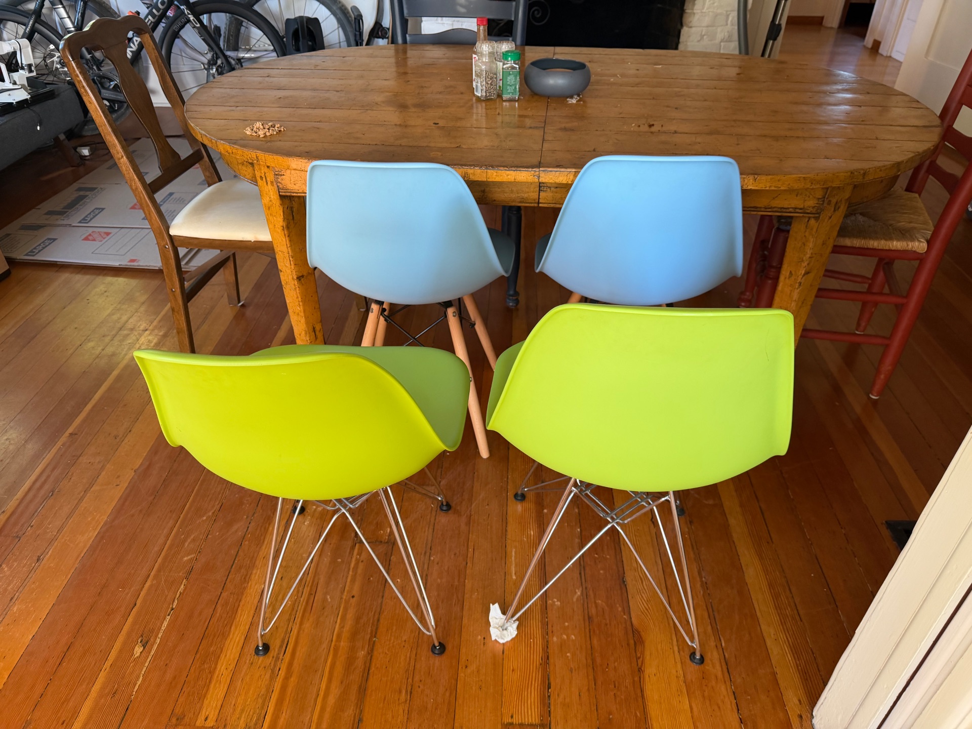 Modern egg chairs for kitchen 1