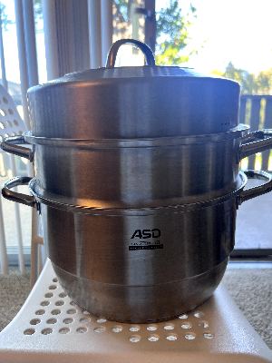 304 Stainless Steel 3-Tier Steamer Pot – 13.3L 3