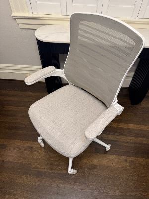 Light Gray Ergonomic Office Chair 2