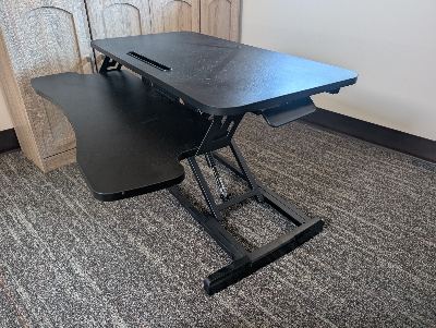 Standing desk table top converter 2